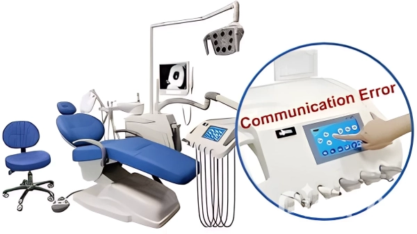 خطای Communication Error در صفحه کنترل لمسی یونیت دندانپزشکی